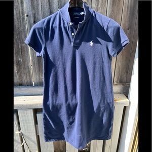POLO by Ralph Lauren women’s size Medium navy blue mesh mini dress